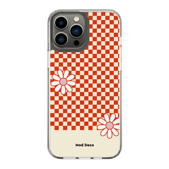 Slim Protection Case［ Mod Deco - オリジナル - レトロフラワー ］
