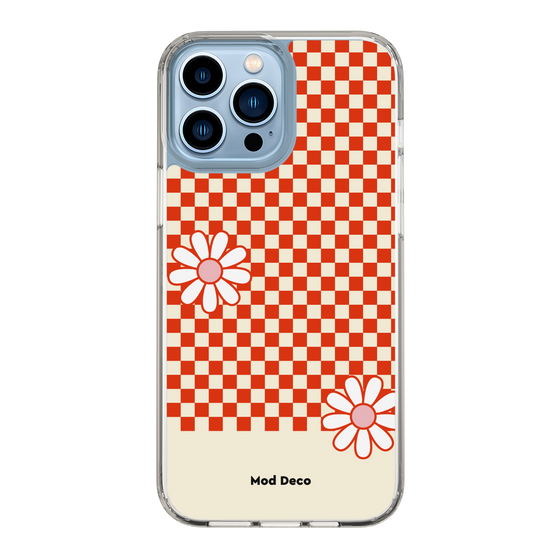 Slim Protection Case［ Mod Deco - オリジナル - レトロフラワー ］
