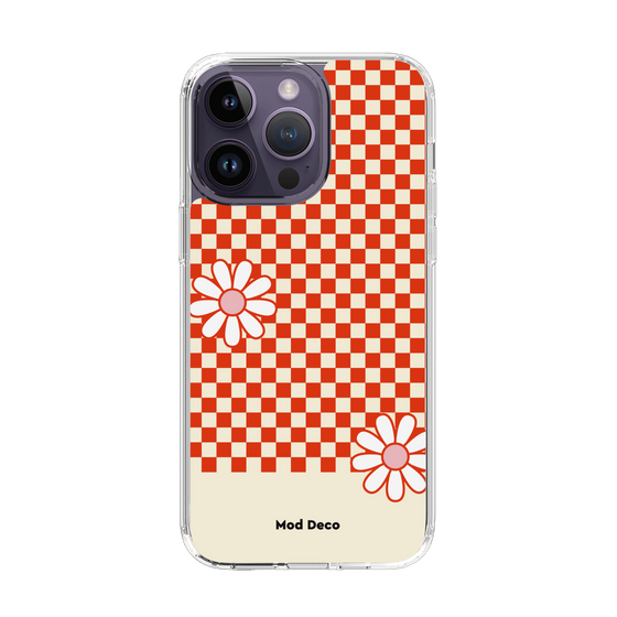 Slim Protection Case［ Mod Deco - オリジナル - レトロフラワー ］