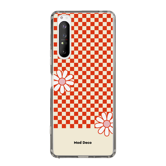 Slim Protection Case［ Mod Deco - オリジナル - レトロフラワー ］