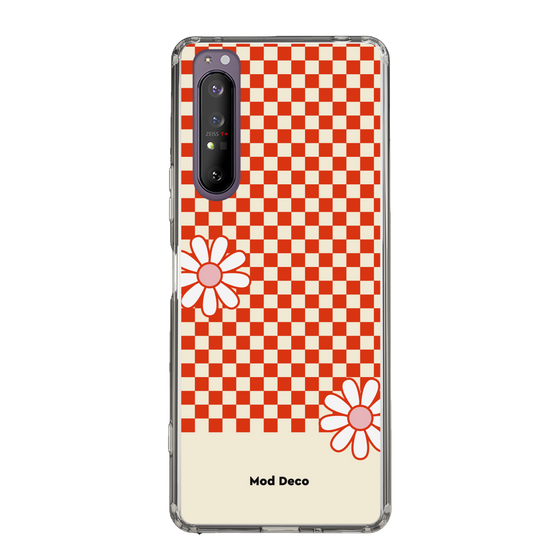 Slim Protection Case［ Mod Deco - オリジナル - レトロフラワー ］