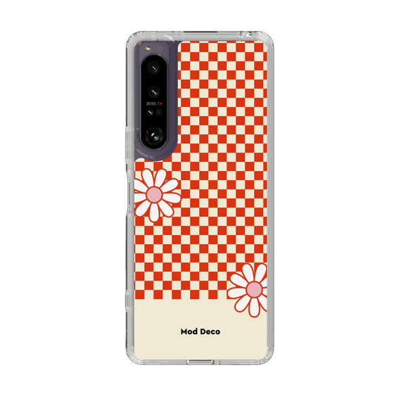 Slim Protection Case［ Mod Deco - オリジナル - レトロフラワー ］