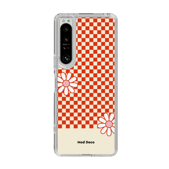 Slim Protection Case［ Mod Deco - オリジナル - レトロフラワー ］