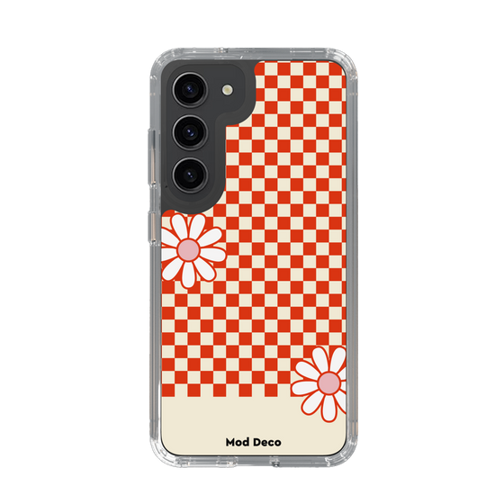 Slim Protection Case［ Mod Deco - オリジナル - レトロフラワー ］