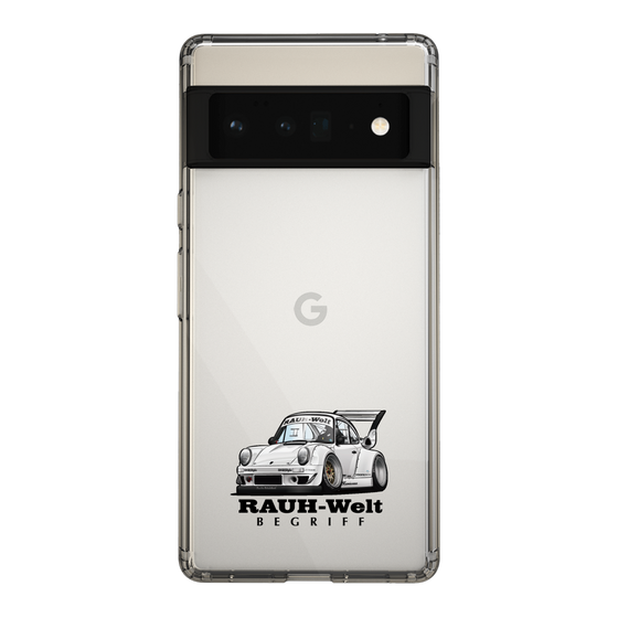 Slim Protection Case［ RAUH-Welt BEGRIFF - Classic Porsche - White ］