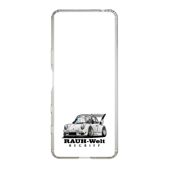 Slim Protection Case［ RAUH-Welt BEGRIFF - Classic Porsche - White ］