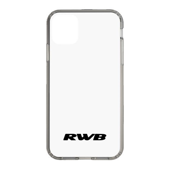 Slim Protection Case［ RAUH-Welt BEGRIFF - RWB - White ］