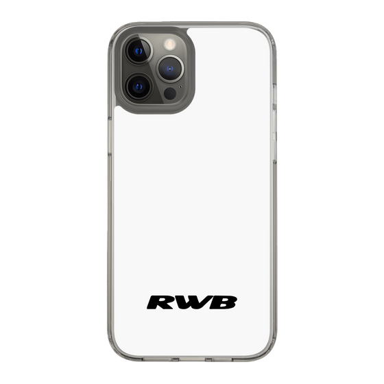 Slim Protection Case［ RAUH-Welt BEGRIFF - RWB - White ］