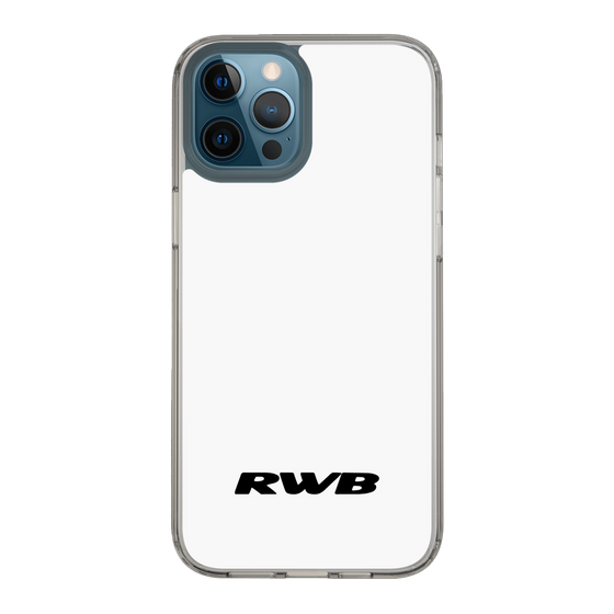 Slim Protection Case［ RAUH-Welt BEGRIFF - RWB - White ］