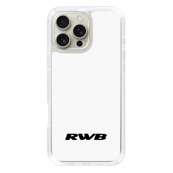 Slim Protection Case［ RAUH-Welt BEGRIFF - RWB - White ］