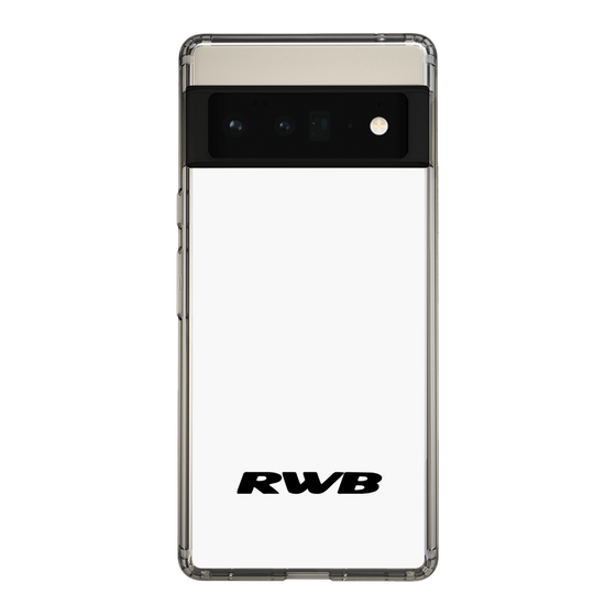 Slim Protection Case［ RAUH-Welt BEGRIFF - RWB - White ］
