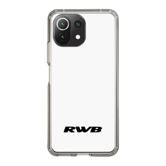 Slim Protection Case［ RAUH-Welt BEGRIFF - RWB - White ］