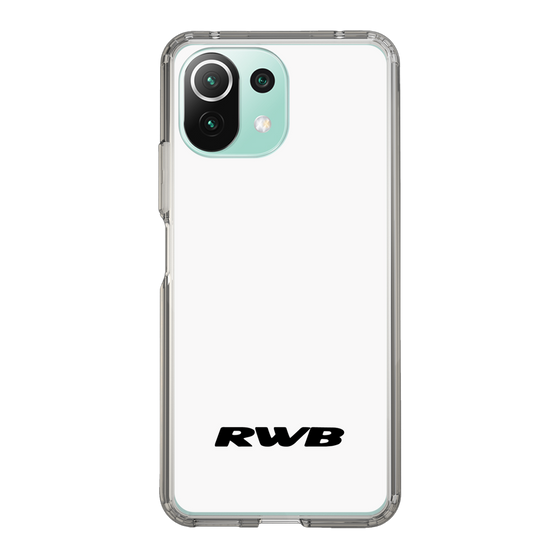 Slim Protection Case［ RAUH-Welt BEGRIFF - RWB - White ］