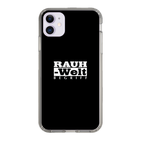 Slim Protection Case［ RAUH-Welt BEGRIFF - Logo - Black ］