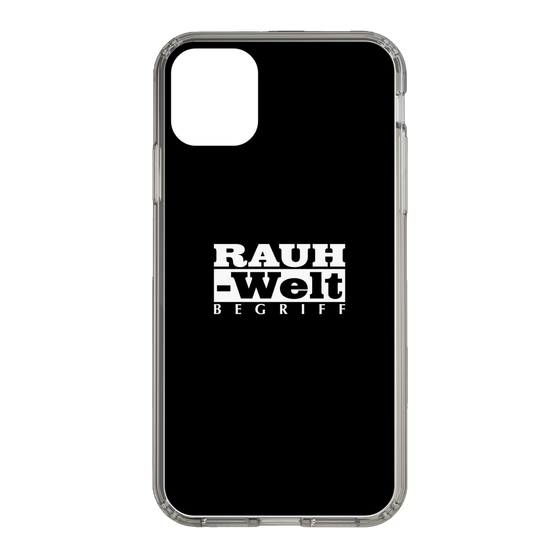Slim Protection Case［ RAUH-Welt BEGRIFF - Logo - Black ］