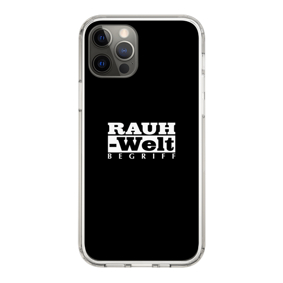Slim Protection Case［ RAUH-Welt BEGRIFF - Logo - Black ］