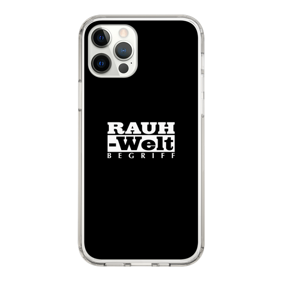 Slim Protection Case［ RAUH-Welt BEGRIFF - Logo - Black ］