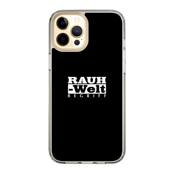 Slim Protection Case［ RAUH-Welt BEGRIFF - Logo - Black ］