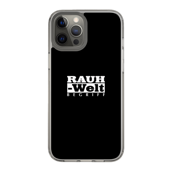 Slim Protection Case［ RAUH-Welt BEGRIFF - Logo - Black ］