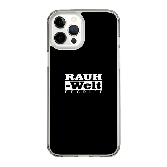 Slim Protection Case［ RAUH-Welt BEGRIFF - Logo - Black ］