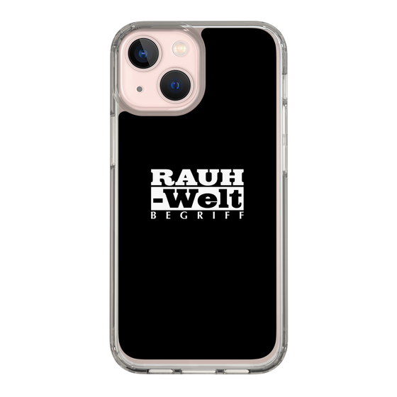 Slim Protection Case［ RAUH-Welt BEGRIFF - Logo - Black ］