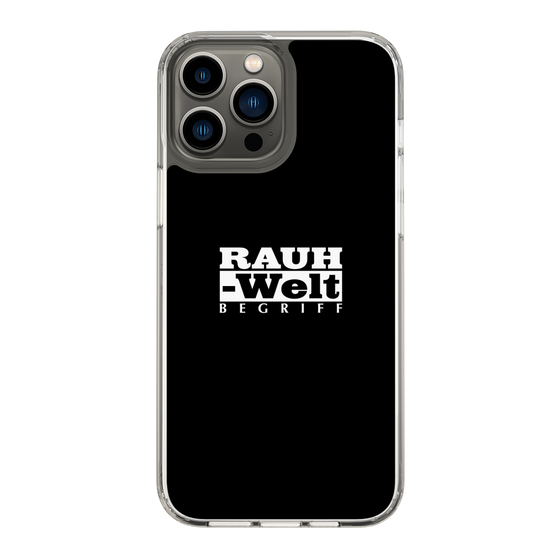 Slim Protection Case［ RAUH-Welt BEGRIFF - Logo - Black ］