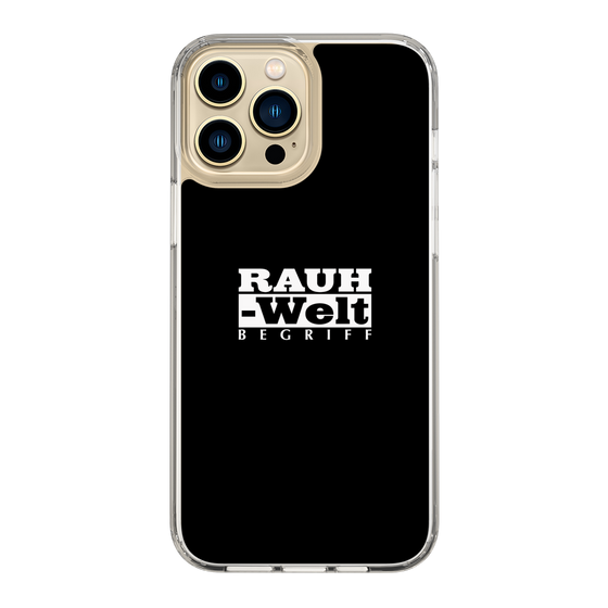Slim Protection Case［ RAUH-Welt BEGRIFF - Logo - Black ］