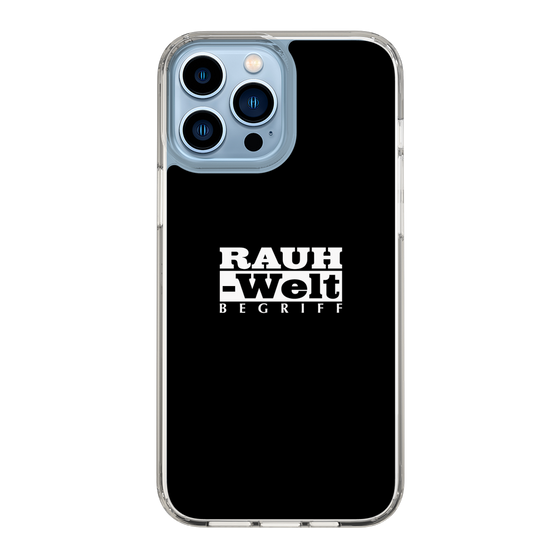 Slim Protection Case［ RAUH-Welt BEGRIFF - Logo - Black ］