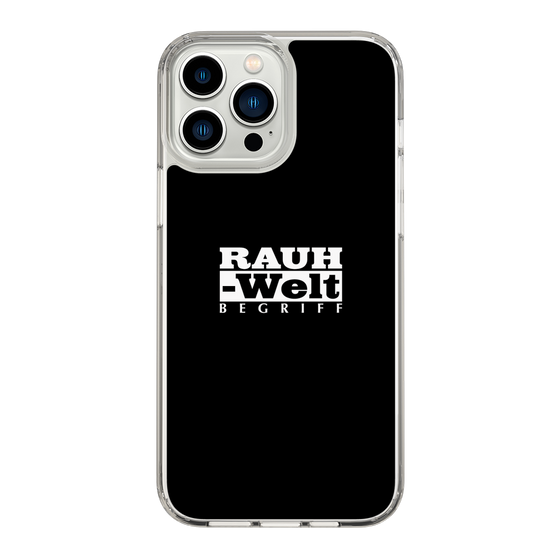 Slim Protection Case［ RAUH-Welt BEGRIFF - Logo - Black ］