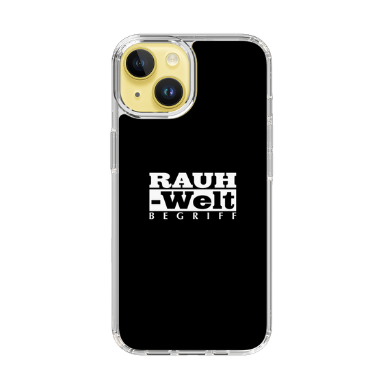 Slim Protection Case［ RAUH-Welt BEGRIFF - Logo - Black ］