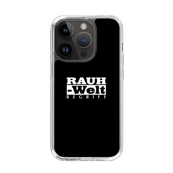 Slim Protection Case［ RAUH-Welt BEGRIFF - Logo - Black ］