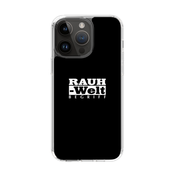 Slim Protection Case［ RAUH-Welt BEGRIFF - Logo - Black ］