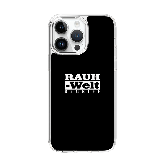 Slim Protection Case［ RAUH-Welt BEGRIFF - Logo - Black ］