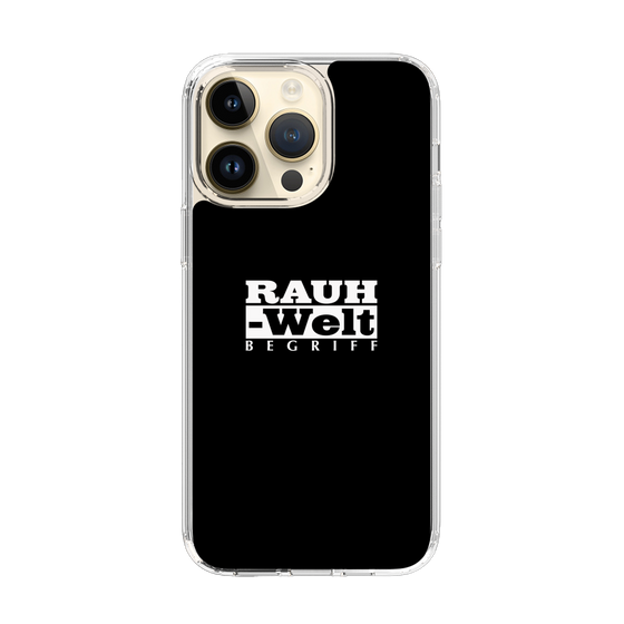 Slim Protection Case［ RAUH-Welt BEGRIFF - Logo - Black ］