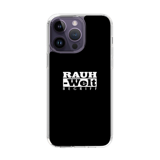 Slim Protection Case［ RAUH-Welt BEGRIFF - Logo - Black ］