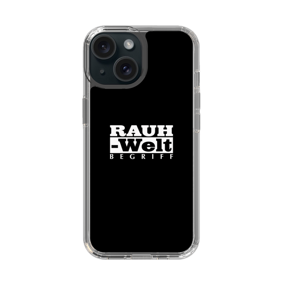 Slim Protection Case［ RAUH-Welt BEGRIFF - Logo - Black ］