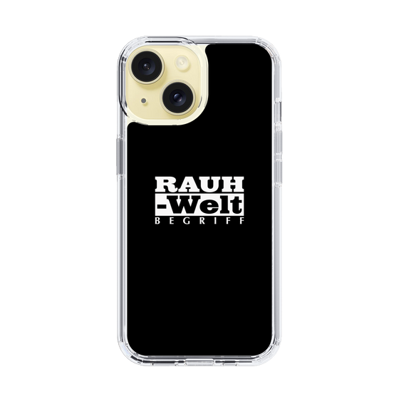 Slim Protection Case［ RAUH-Welt BEGRIFF - Logo - Black ］