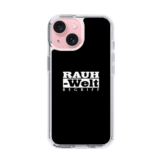 Slim Protection Case［ RAUH-Welt BEGRIFF - Logo - Black ］