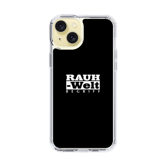 Slim Protection Case［ RAUH-Welt BEGRIFF - Logo - Black ］