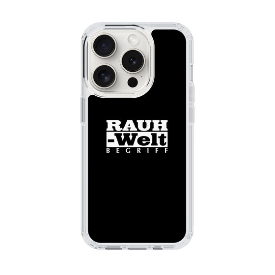 Slim Protection Case［ RAUH-Welt BEGRIFF - Logo - Black ］