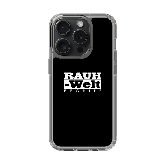 Slim Protection Case［ RAUH-Welt BEGRIFF - Logo - Black ］