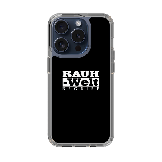 Slim Protection Case［ RAUH-Welt BEGRIFF - Logo - Black ］