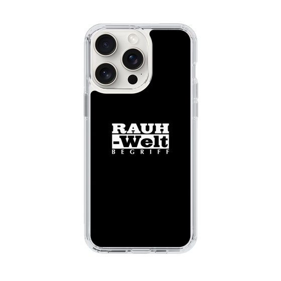 Slim Protection Case［ RAUH-Welt BEGRIFF - Logo - Black ］