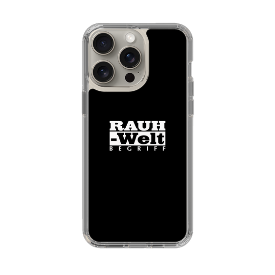 Slim Protection Case［ RAUH-Welt BEGRIFF - Logo - Black ］