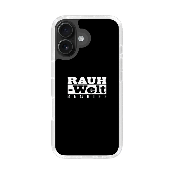Slim Protection Case［ RAUH-Welt BEGRIFF - Logo - Black ］