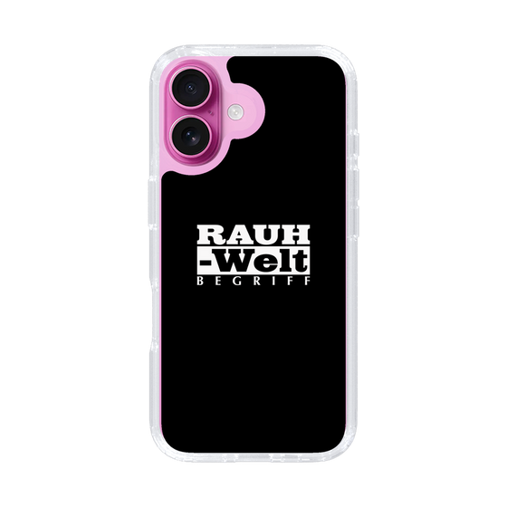 Slim Protection Case［ RAUH-Welt BEGRIFF - Logo - Black ］
