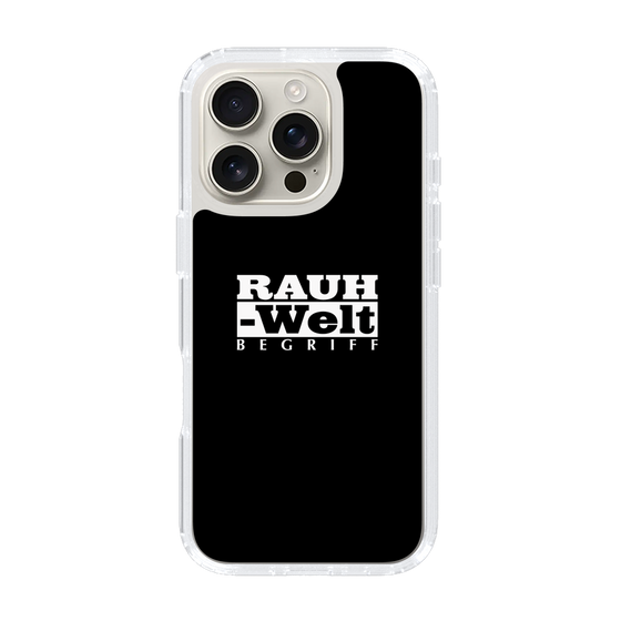 Slim Protection Case［ RAUH-Welt BEGRIFF - Logo - Black ］