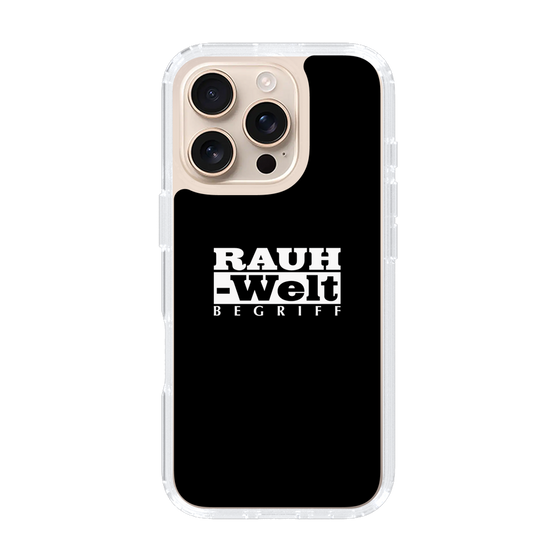 Slim Protection Case［ RAUH-Welt BEGRIFF - Logo - Black ］