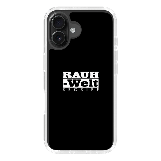 Slim Protection Case［ RAUH-Welt BEGRIFF - Logo - Black ］