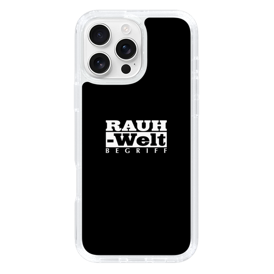 Slim Protection Case［ RAUH-Welt BEGRIFF - Logo - Black ］